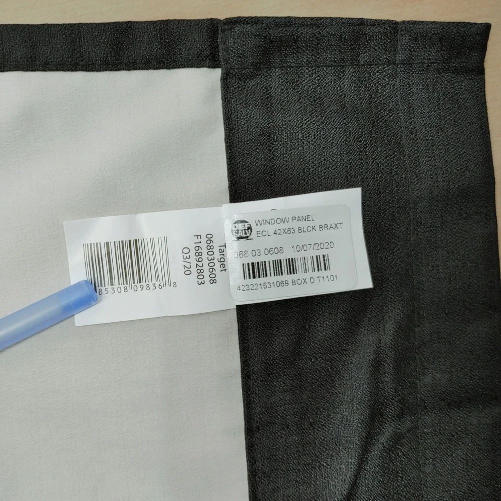 Target Window Panel Blackout Eclipse 42x63‎ Block Braxt Light Blocking NWOT